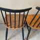 3 vintage Fanett chairs, Tapiovaara model, Stol Kamnik edition