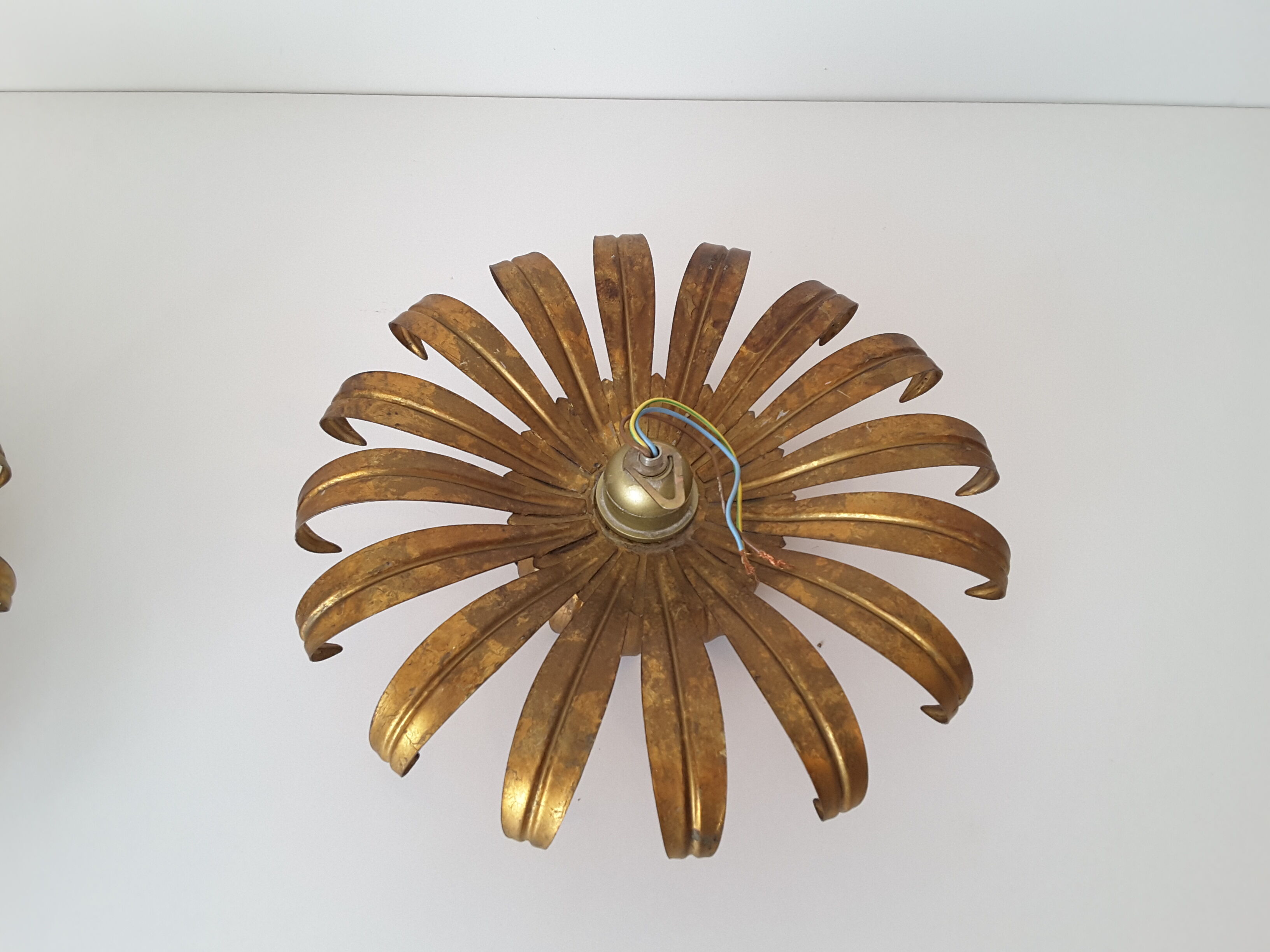 Vintage flower sconces