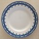 2 mismatched ironstone plates