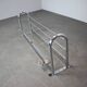 1930s Bauhaus chrome wall-mounted coat rack