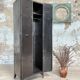 Industrial metal locker room