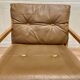 Scandinavian design leather armchair "Bernt Petersen" 1960.
