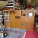Meuble modulable de bureau ou de salon plaqué chêne des années 1960