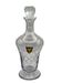 Crystal service from Fains, matching wine carafe and water jug.