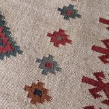 Kilim carpet in burlap and cotton - 120cm x 180cm