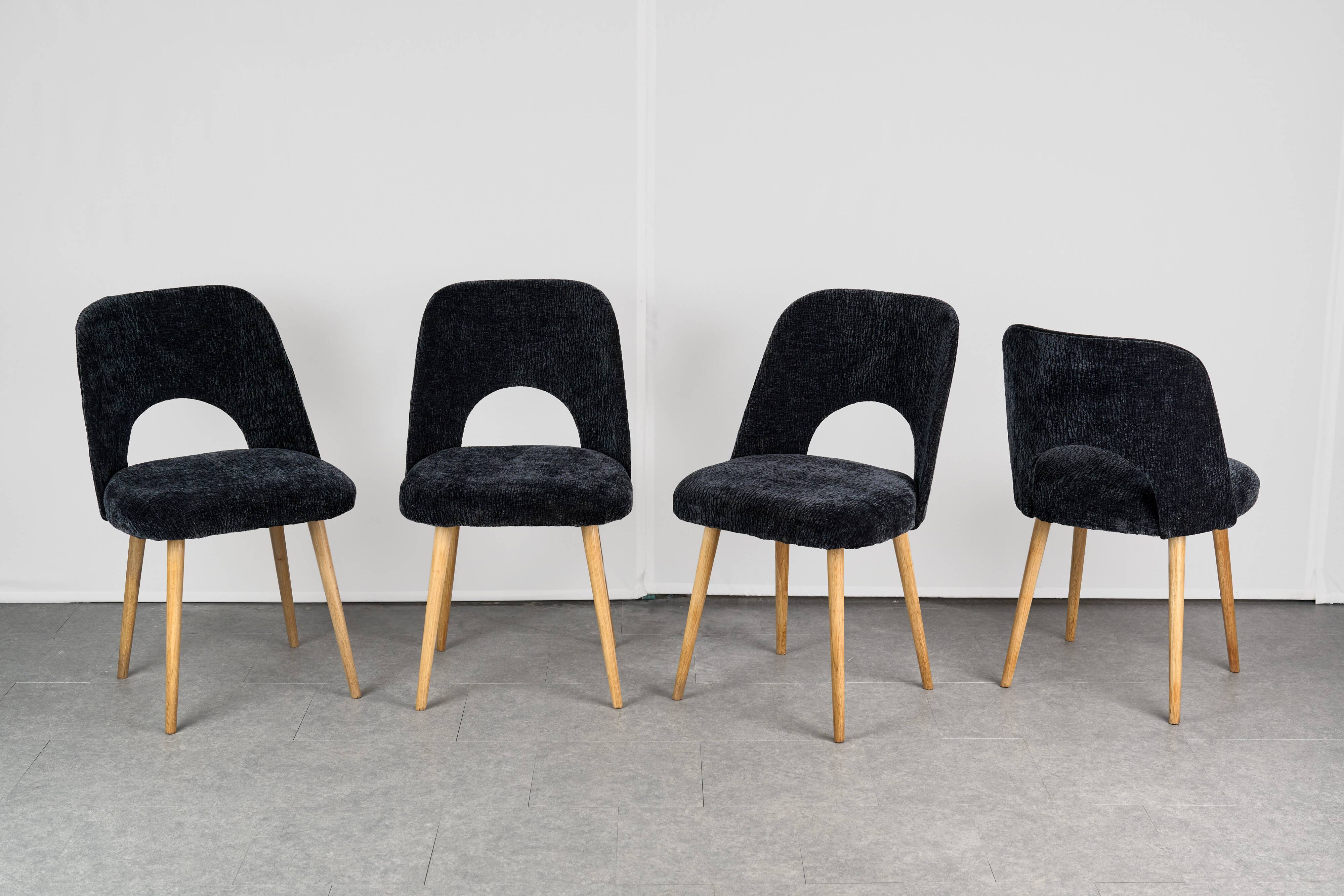 Dining Chairs by Oswald Haerdtl, 1960s, Czechoslovakia