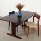 Chaise en teck bleue, design danois, années 1960, designer : Niels Otto Møller