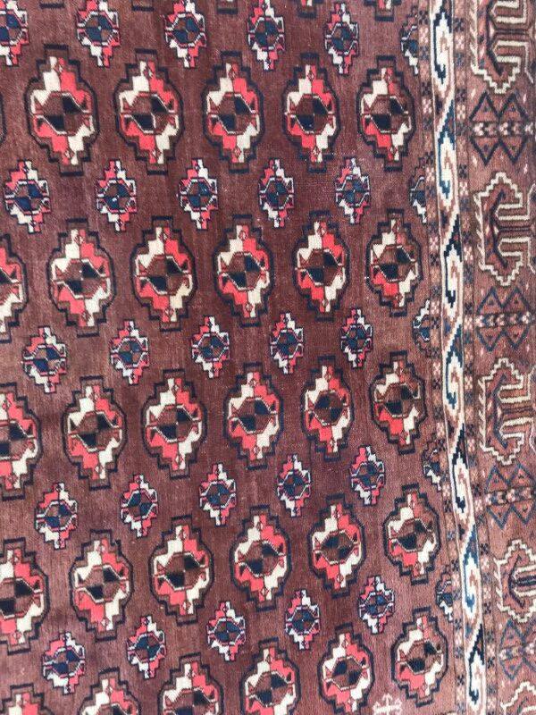 Carpet former Turkmen Afghan done hand 153 X 205 CM