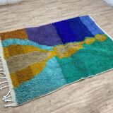Colorful Moroccan wool rug 250cm x 150cm