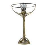 Art Nouveau lamp base by Louis Majorelle in gilded bronze