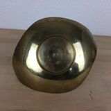Empty golden brass swan pocket