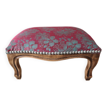 Repose-pieds rénové style Louis XV