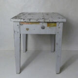 Solid oak side table