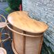 Rattan/bamboo bar and stools
