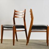 Extendable table and 4 Scandinavian chairs