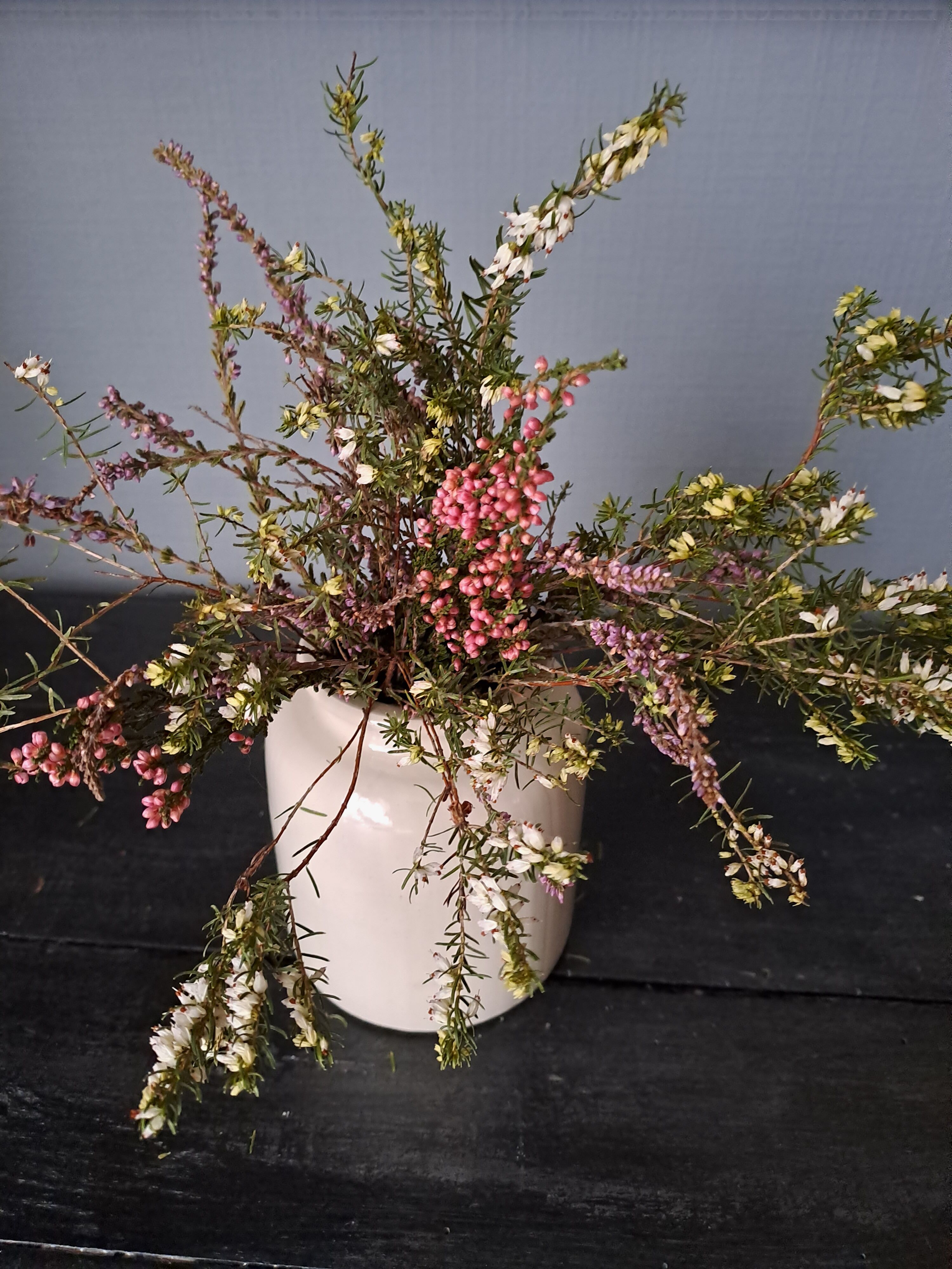 Glazed stoneware mustard pot