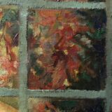 "At the bottom of the garden", painting