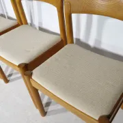 Danish Design Chairs in Teak by H.W. Klein for Bramin, Set of 4, 1960s