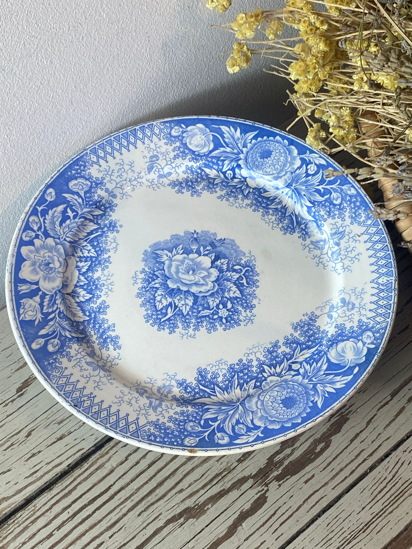 Compote dish, earthenware, Sarreguemines