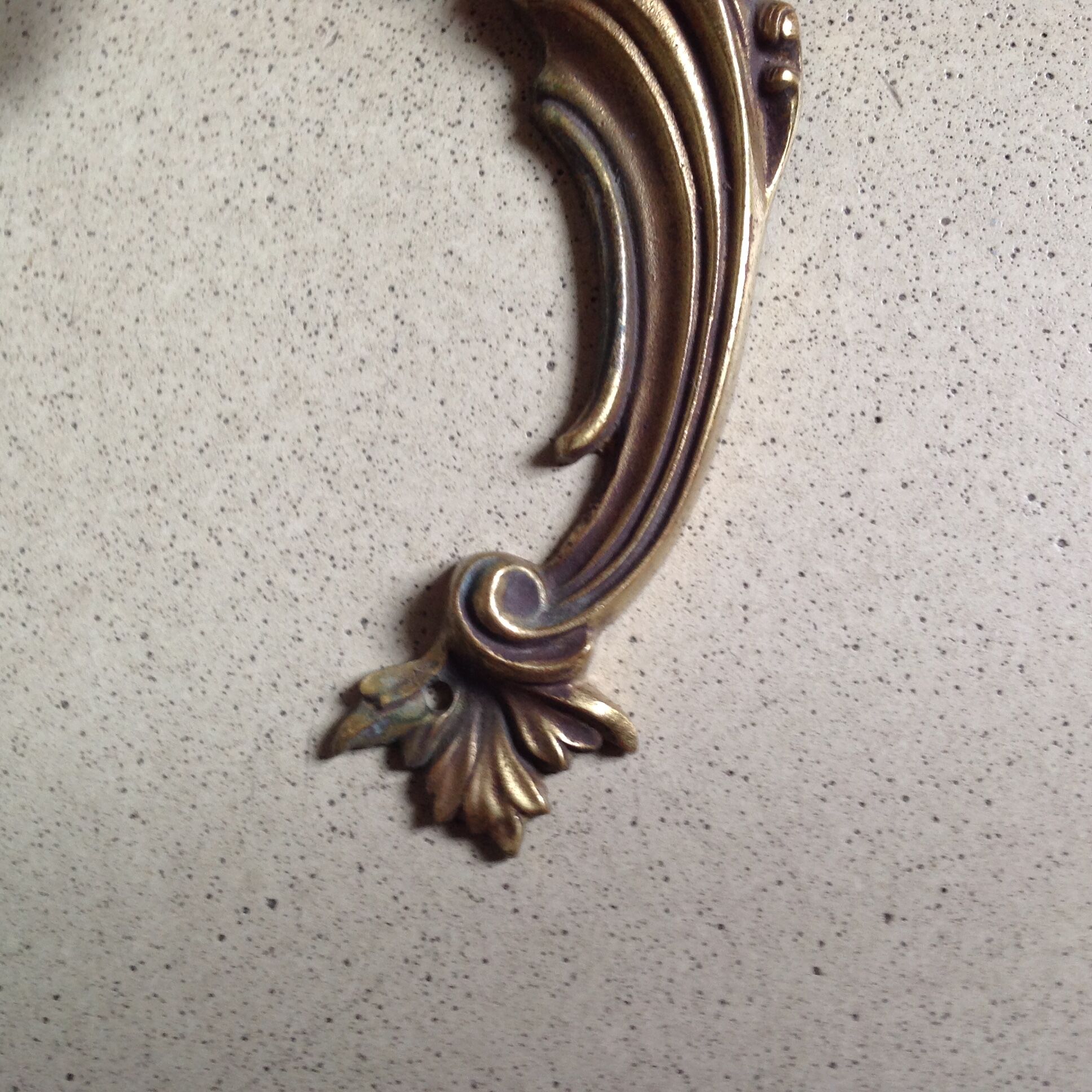 Bronze candle holder