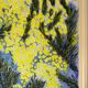 Mimosa 2024, tableau impressioniste, pastel