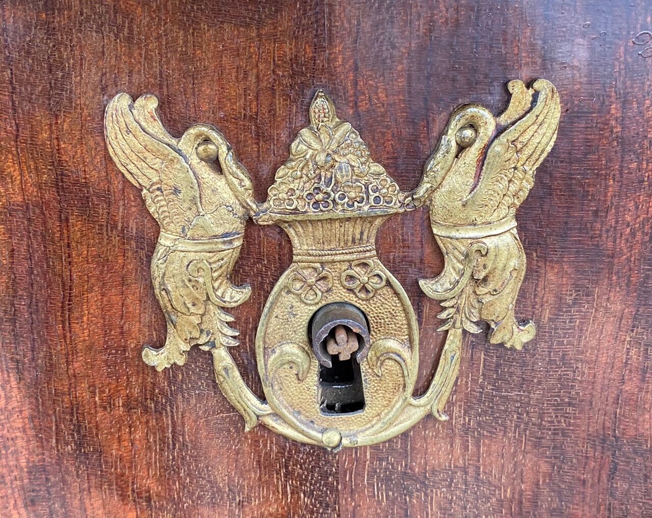 Mahogany secretary of the empire period xix century