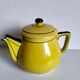 Yellow Art Deco teapot