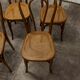Set of 6 chairs bistro j&j kohn 1900 seat cannage