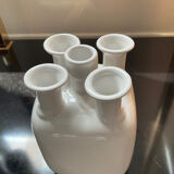 Vintage soliflore vase in glazed ceramic