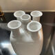 Vintage soliflore vase in glazed ceramic