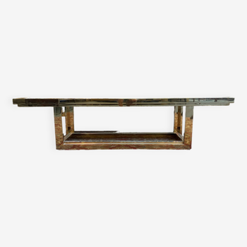 Brass coffee table brushed by eichholtz 1970