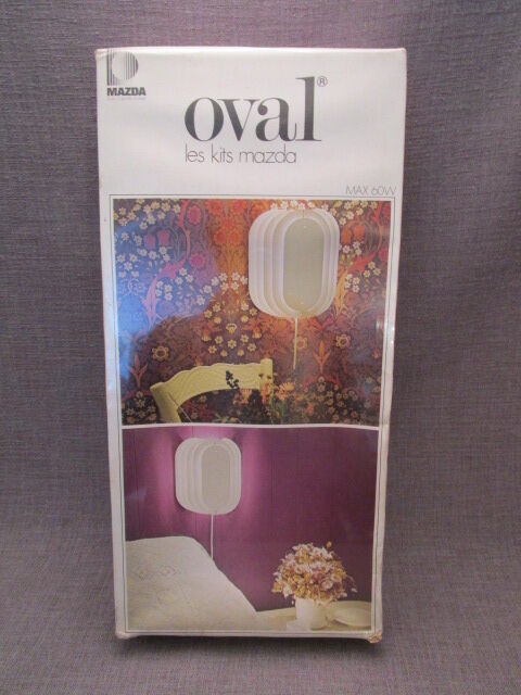 Mazda 70s oval wall lamp