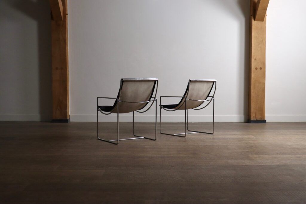 Odile Mir Filo Lounge Chairs Model 203 for Prisunic, France 1971
