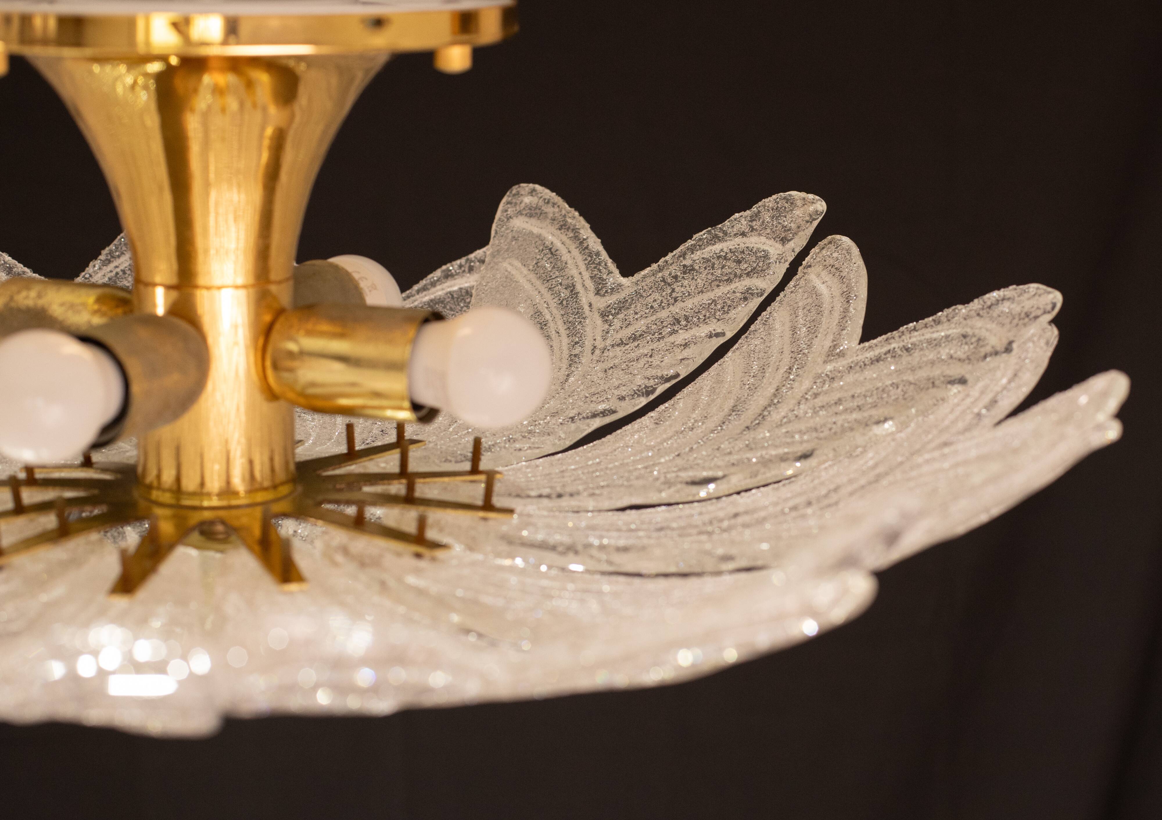 Amalfi, Italian Murano Glass Ceiling Light or Chandelier, 1970s