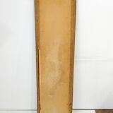 Large elongated gilded mirror