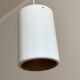 Scandinavian lacquered metal pendant light from the 70s/80s