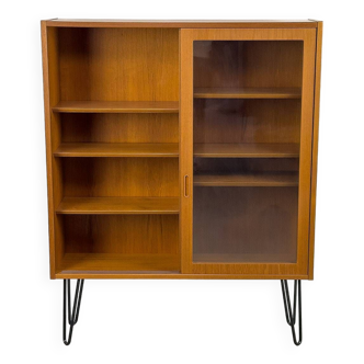 Danish Teak Cabinet with Glass Doors by Carlo Jensen for Hundevad & Co, 1960s