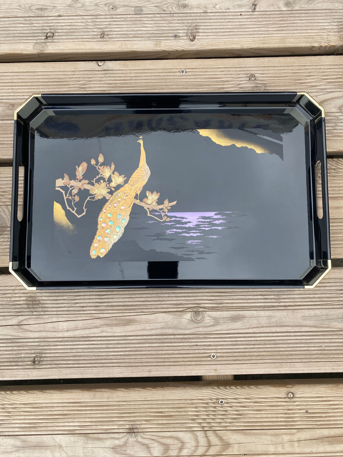 Japanese lacquer tray