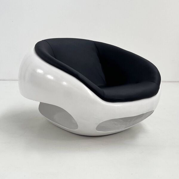 Fauteuil Egg en fibre de verre Pod par Mario Sabot, 1960