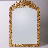 Gilded carved wooden mirror