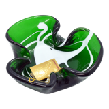 Kaspar Single Art glass ashtray, Germany 1970s