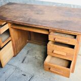Oak box desk