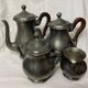 Set of tin pots