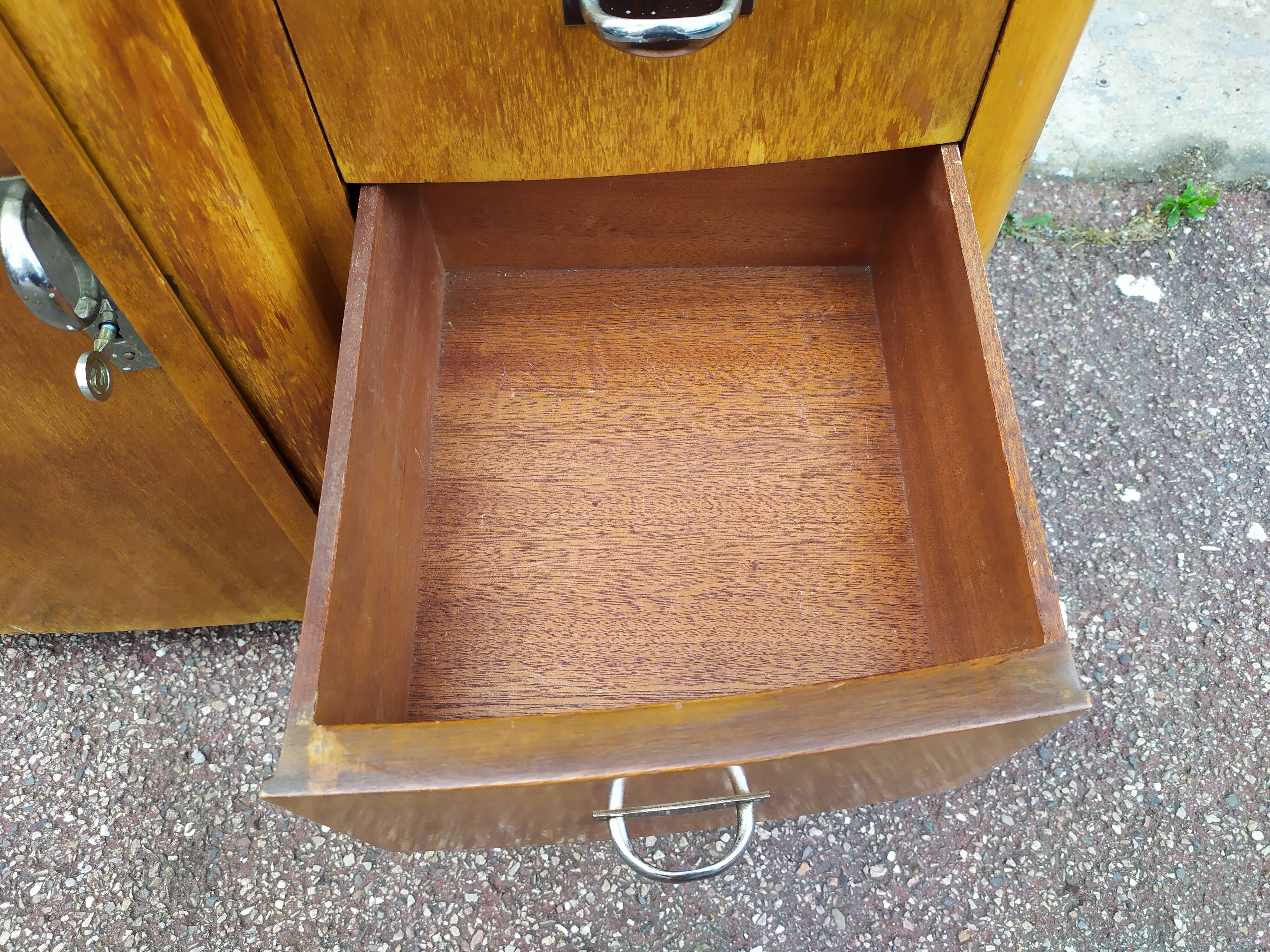 Meuble pour machine a coudre Singer - petit Bureau