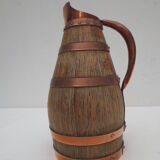 Old wooden cider pitcher