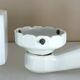 Antique wall light, porcelain and opaline glass, Art Deco period