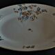 Oval serving dish in porcelain Japanese décor Art Deco