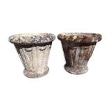 Paire de vases en pierre de Dordogne 19eme