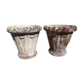Paire de vases en pierre de Dordogne 19eme