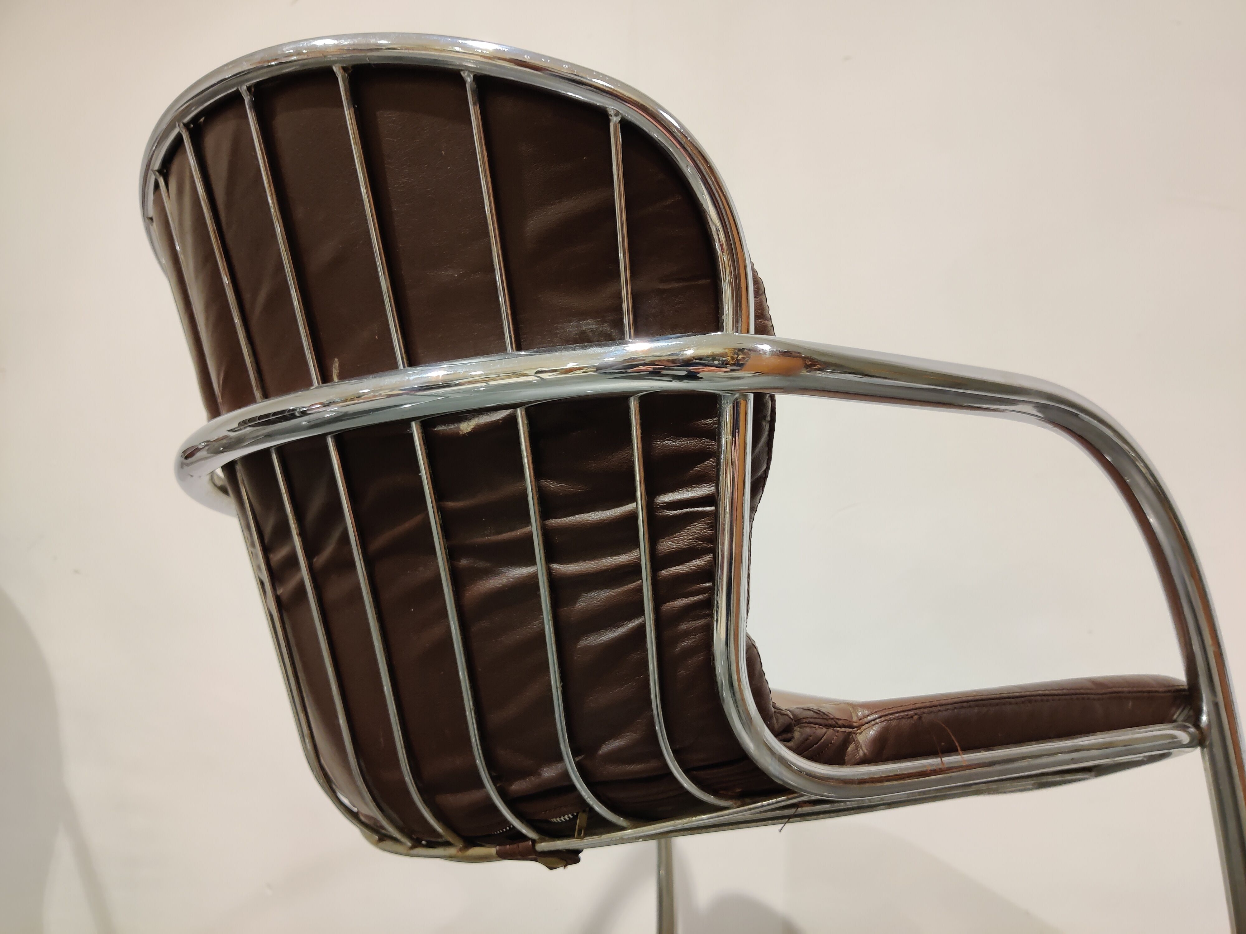 Gastone Rinaldi Dining chairs, 1970s